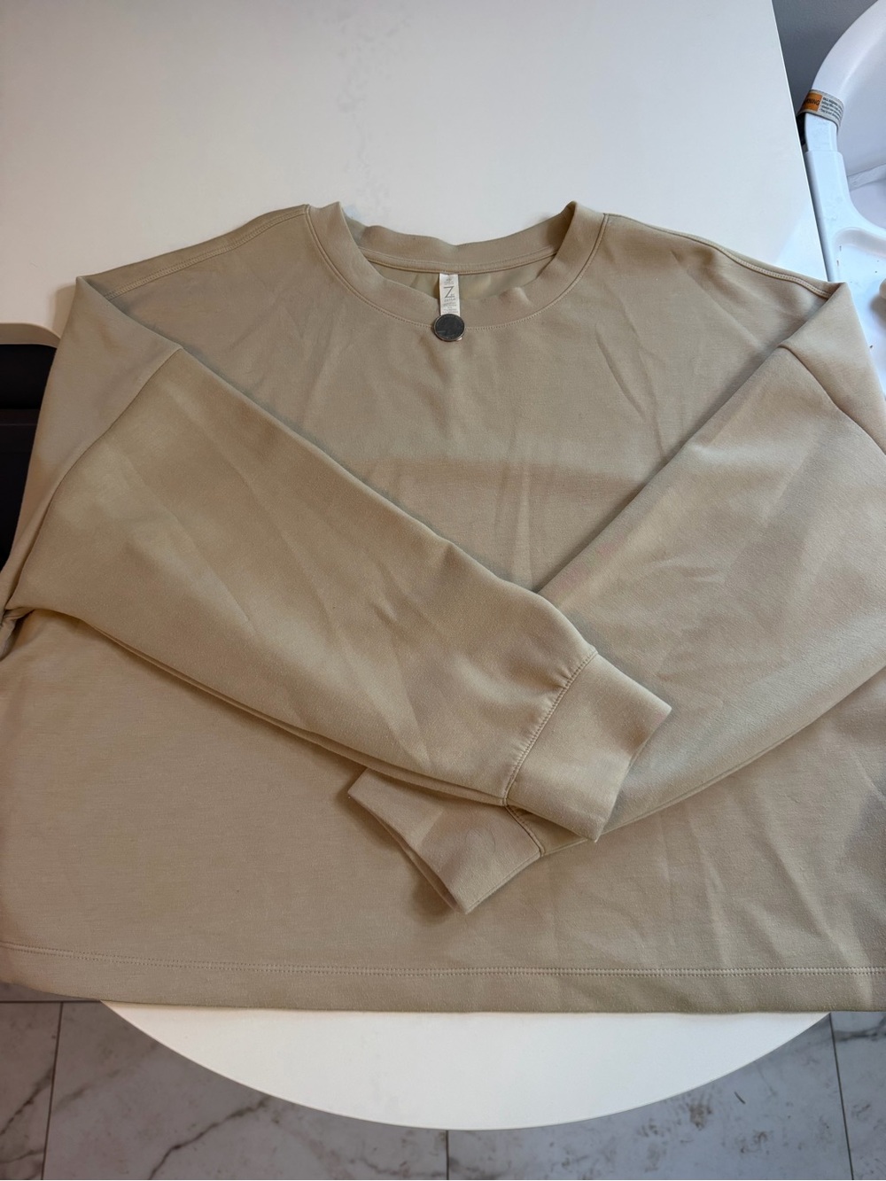Zella Taupe Crewneck Sweatshirt